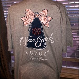 Grey Lauren James short sleeve tee.